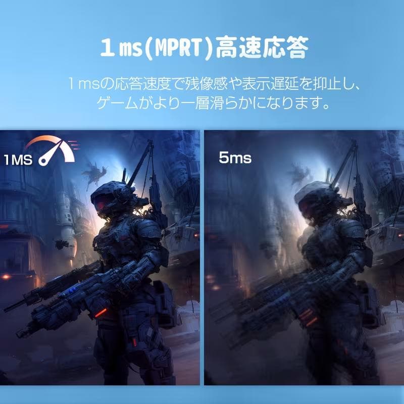 【のーに】COMRIZE 27インチゲーミングモニター 2560x1440