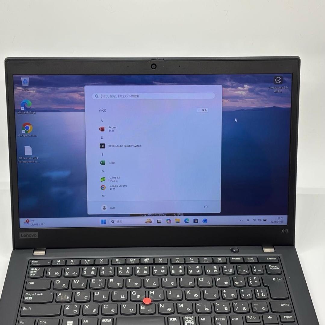 Windowsノート本体 LENOVO ThinkPad X13 Gen1 /16GB/256GB 2