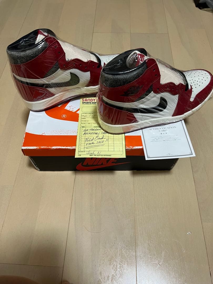 靴 Nike Air Jordan1HighOGLost&Found/Chicago