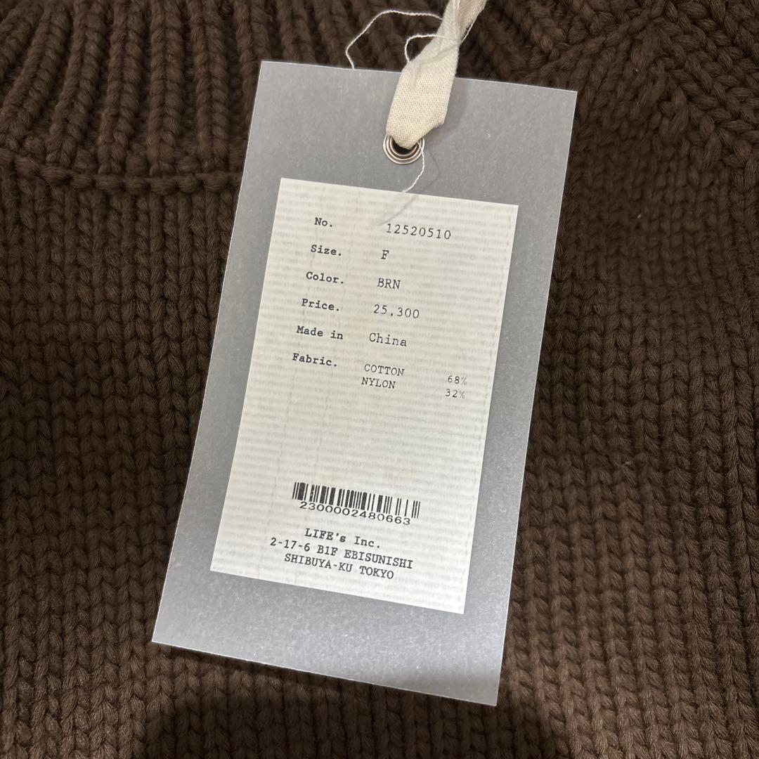 todayful Raglan Knit Pullover ブラウン ニット