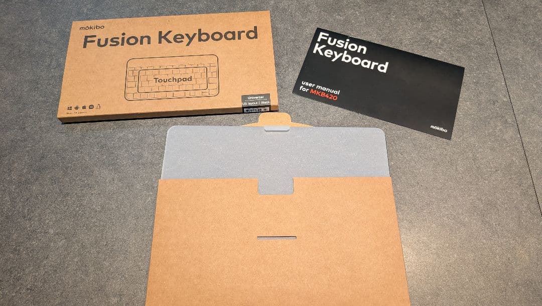 【美品】mokibo Fusion Keyboard ブラック 第二世代