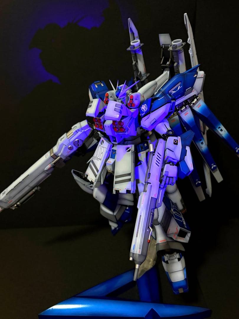 r*c様 MG HI-νガンダム　ver.ka HWS装備　全塗装完成品