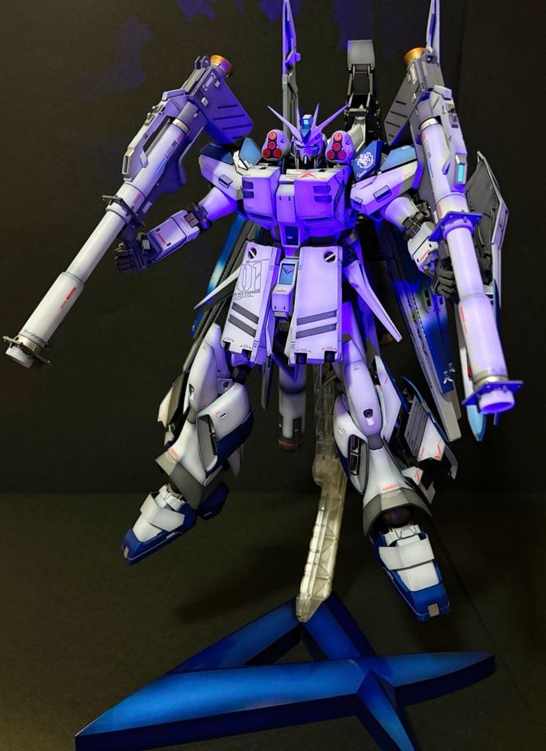 r*c様 MG HI-νガンダム　ver.ka HWS装備　全塗装完成品