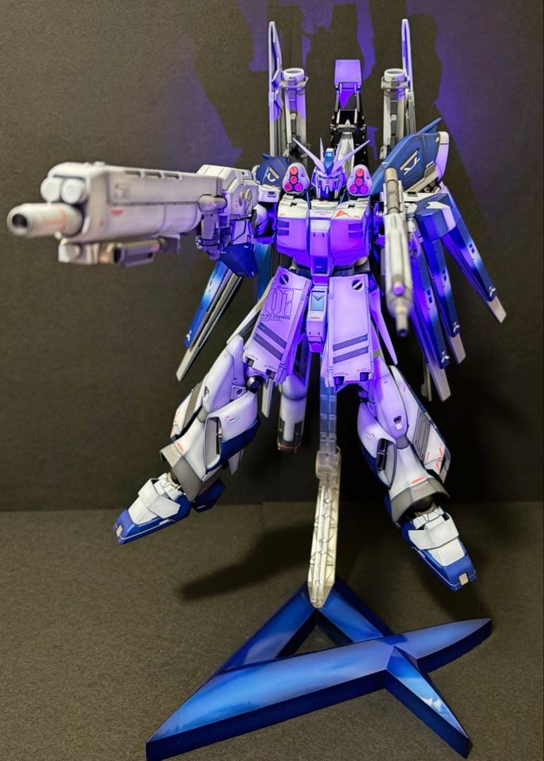 r*c様 MG HI-νガンダム　ver.ka HWS装備　全塗装完成品