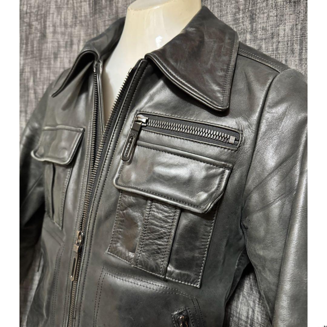 定価110000円 GalaabenD 牛革　レザージャケット　ドメスティック