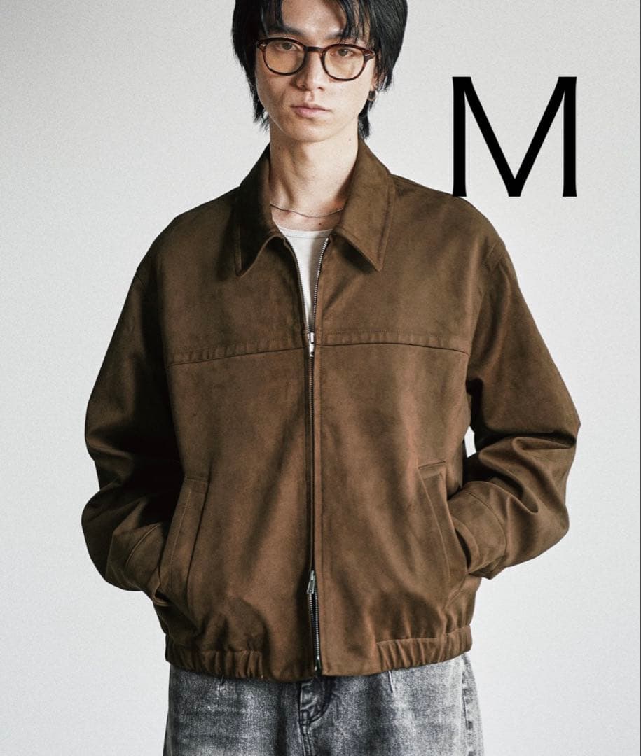 WYM LIDNM FAUX SUEDE ZIP BLOUSON Mサイズ