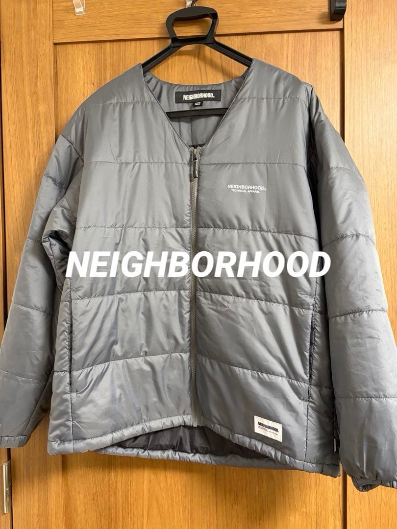 NEIGHBORHOOD プリマロフトナイロンジャケット グレー　L