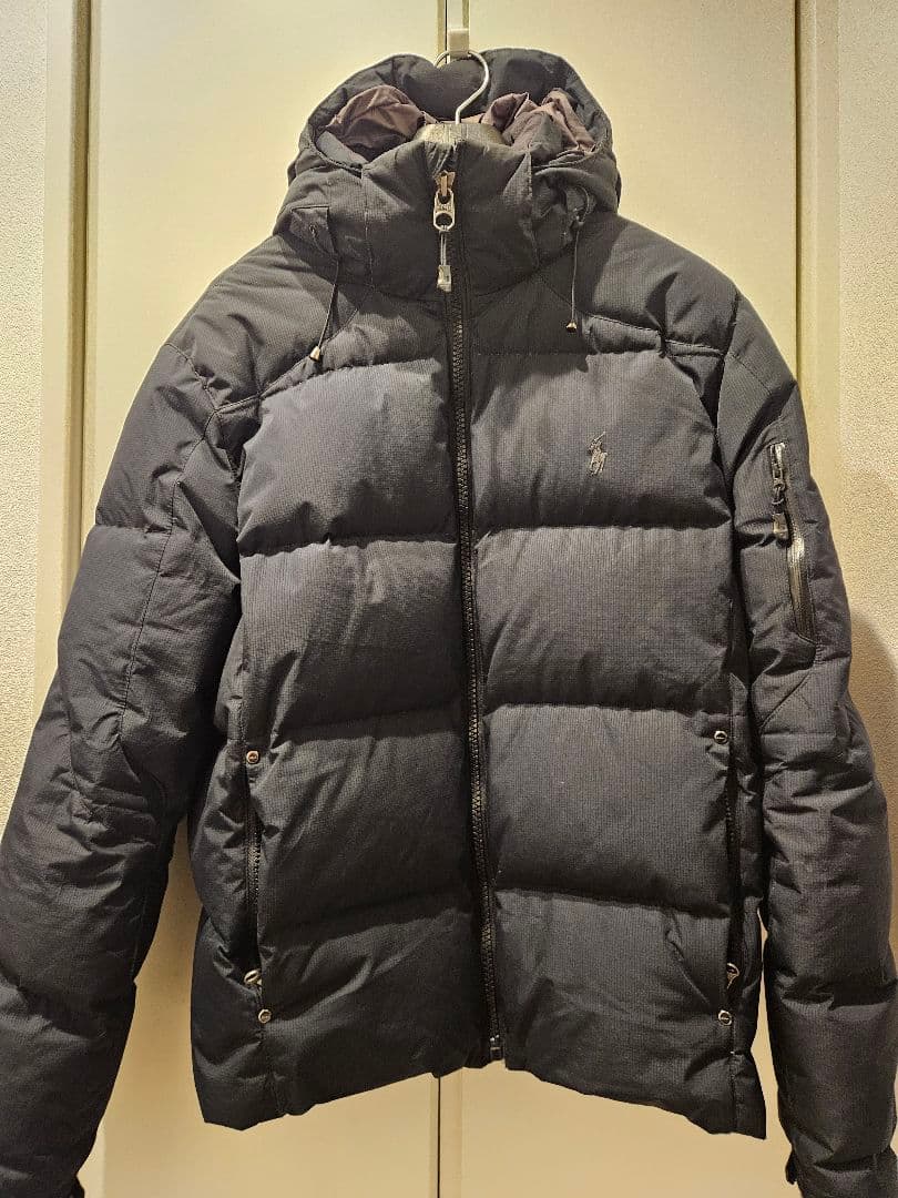 ポロラルフローレン ダウンジャケット ポニー刺繡 ブラック