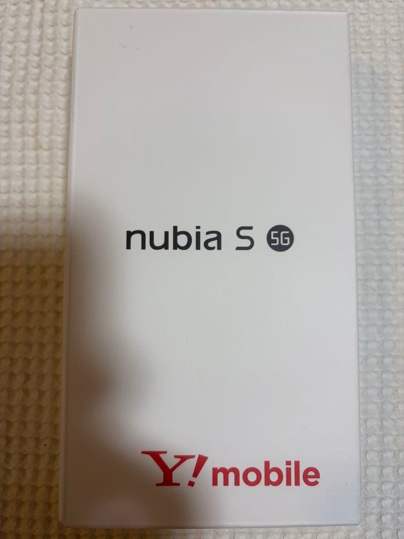nubia S 5G ホワイト 本体