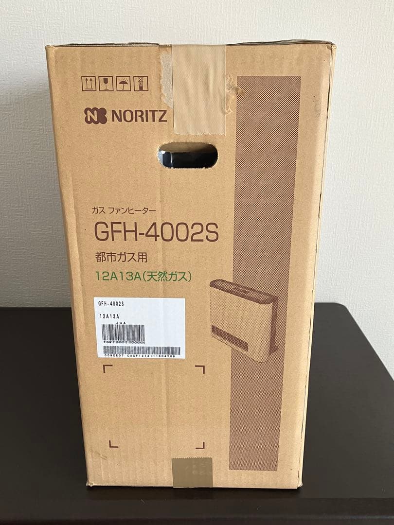 新品・未使用　ガスファンヒーター ノーリツ GFH-4002S