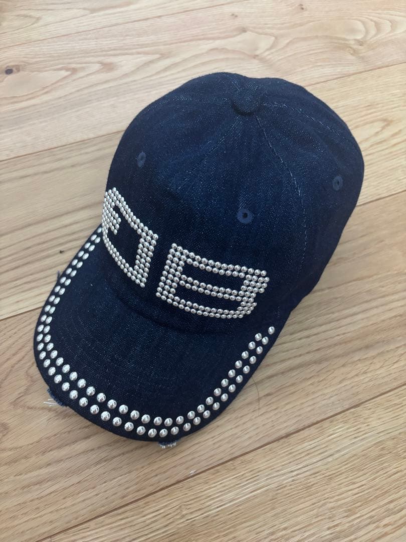 BEEDEN キャップ デニム ネイビー