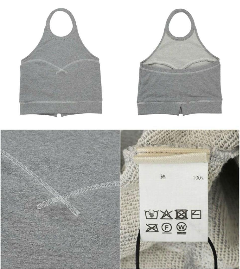 新品　未使用　JUN MIKAMI スウェットホルターネック