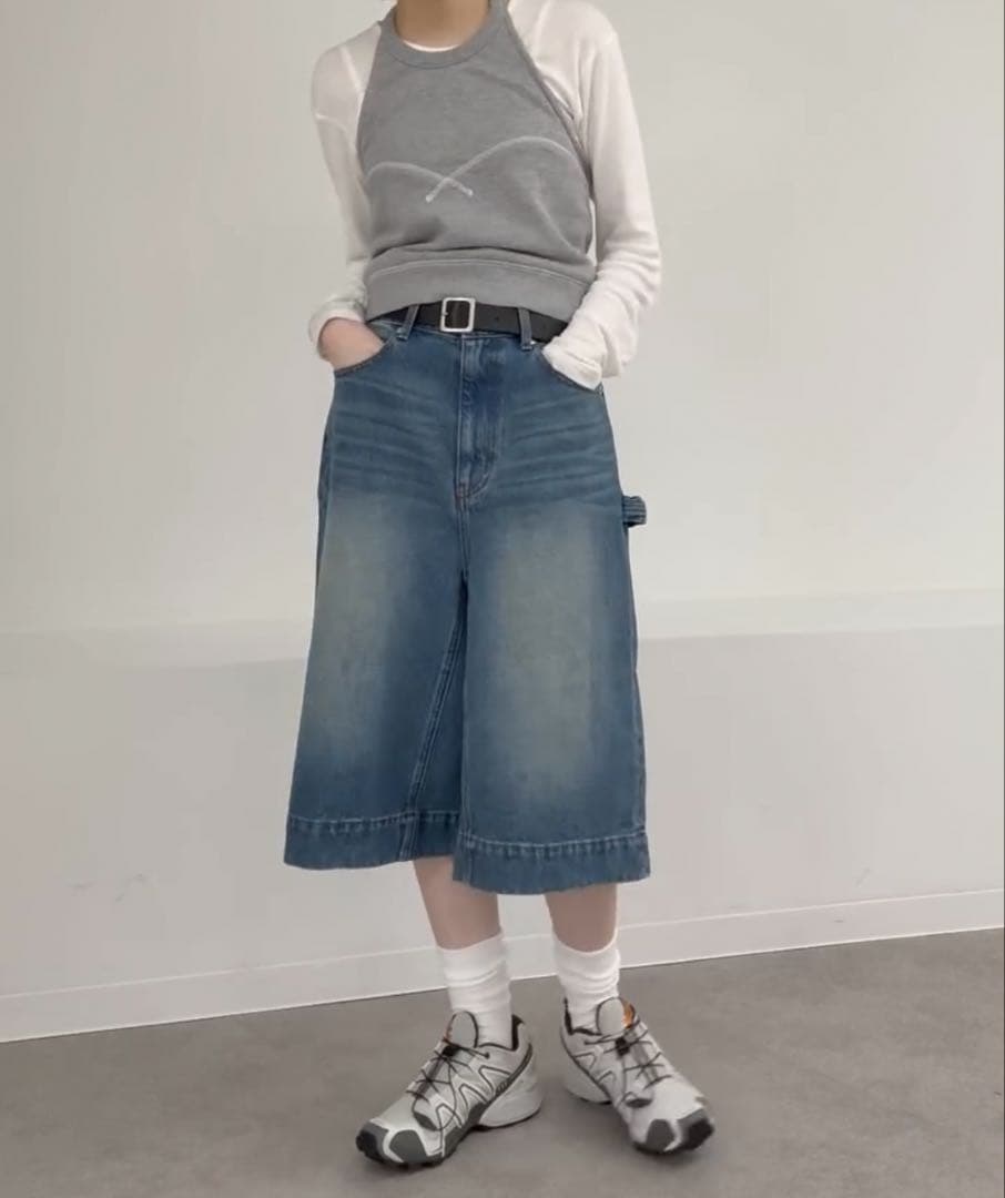 新品　未使用　JUN MIKAMI スウェットホルターネック