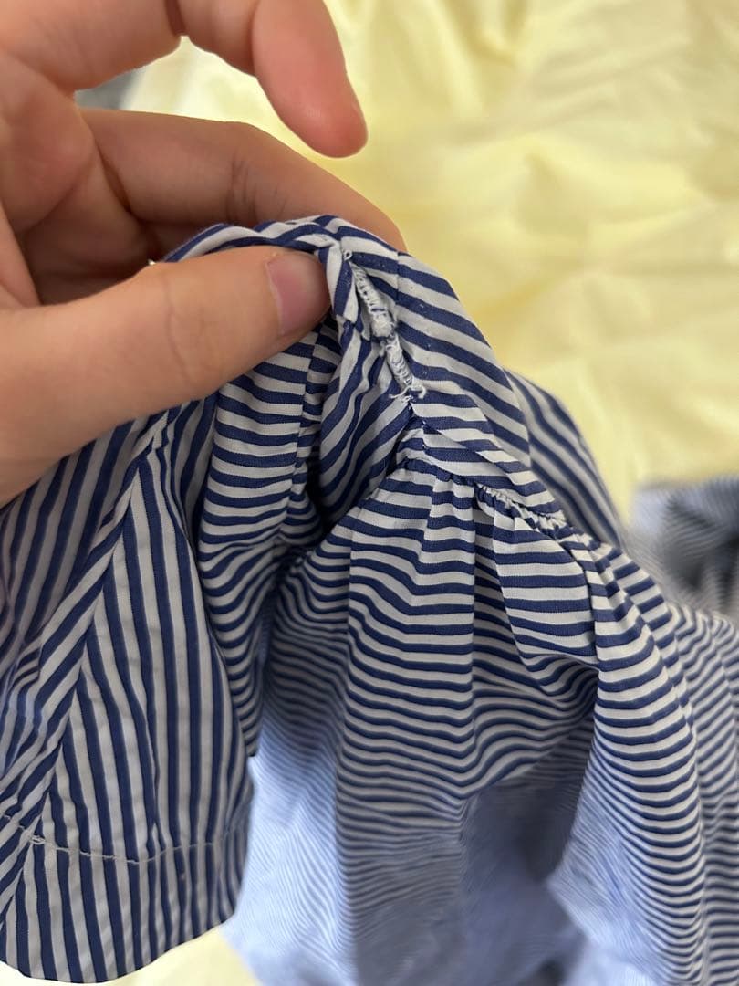 daniela gregis ダニエラストライプ ブラウス