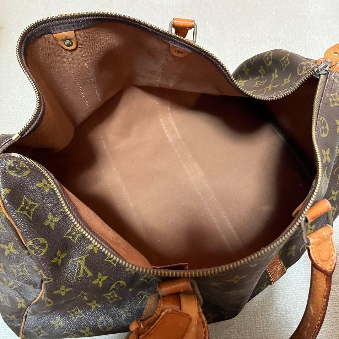 Louis Vuitton モノグラム ボストンバッグ キーポル50 製造番号有
