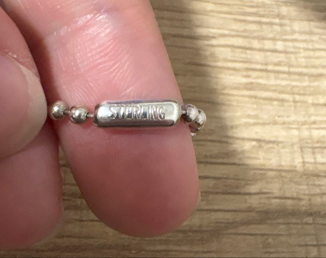 クロムハーツ　ロールチェーン　18インチ　　ボールチェーン