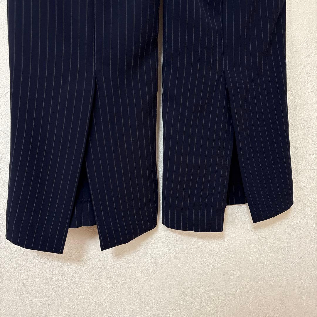 PLST トリアセブレンド　パンツスーツ　ネイビー