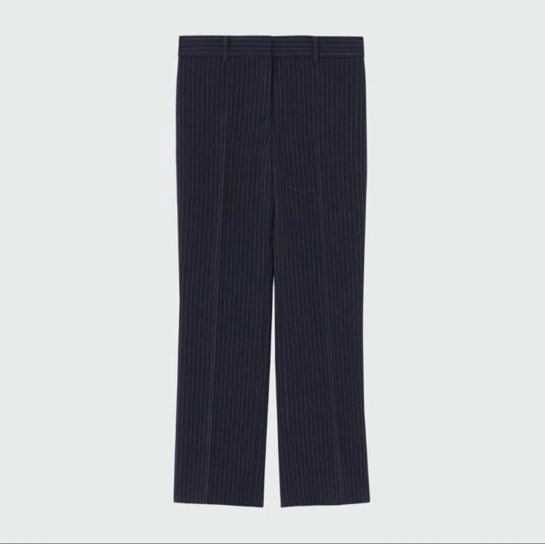 PLST トリアセブレンド　パンツスーツ　ネイビー