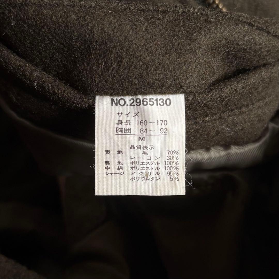 【90s vintage】スイングトップ　ブルゾン　ウール×レーヨン　短丈　肉厚