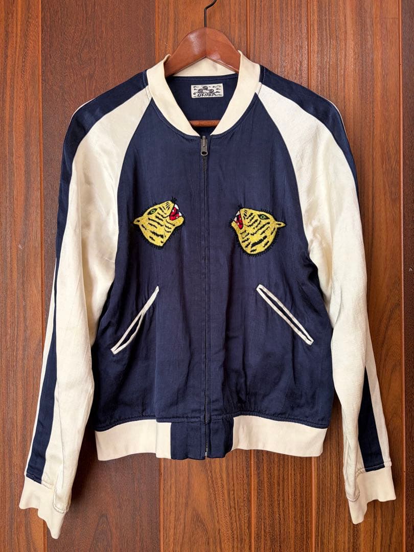 スカジャン　オクラ　聖林公司　Mサイズ