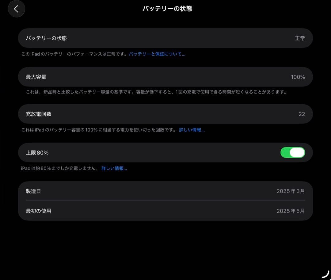 【美品】iPad mini第7世代(A17 Pro)128GB Wi-Fiモデル