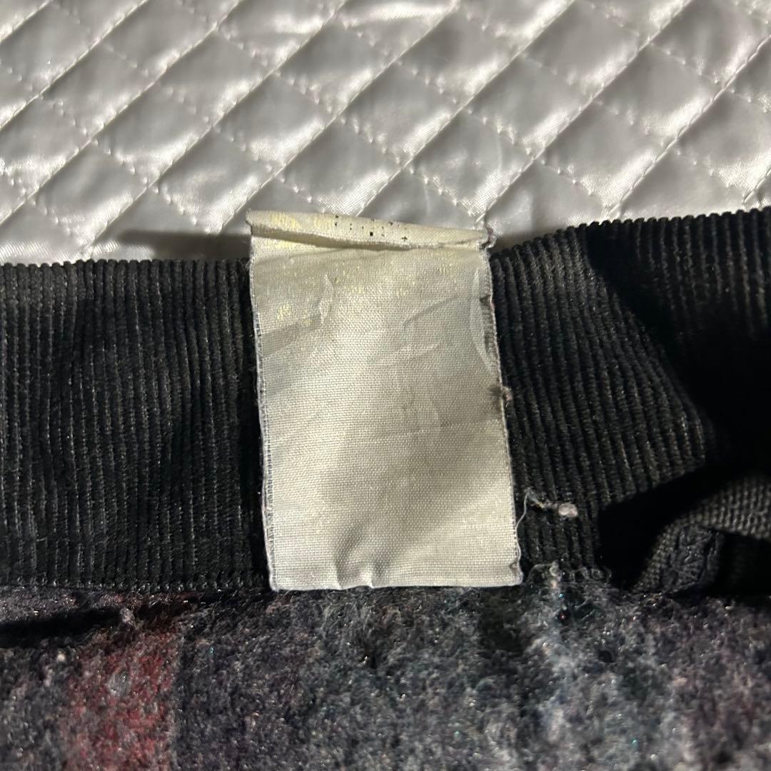 シ*ュ様 90s USA ミシガンチョアコート 黒 ブラック 企業刺繍 カバーオ