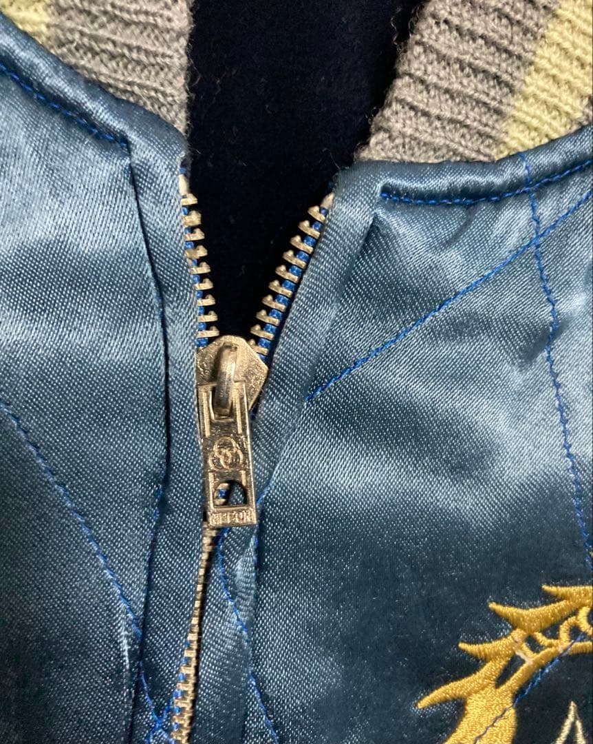 陰*K様 90sBackStreetCrawler 紺別珍スカジャン ミツワ 希