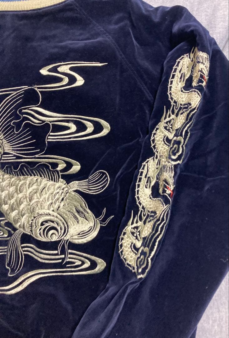 陰*K様 90sBackStreetCrawler 紺別珍スカジャン ミツワ 希