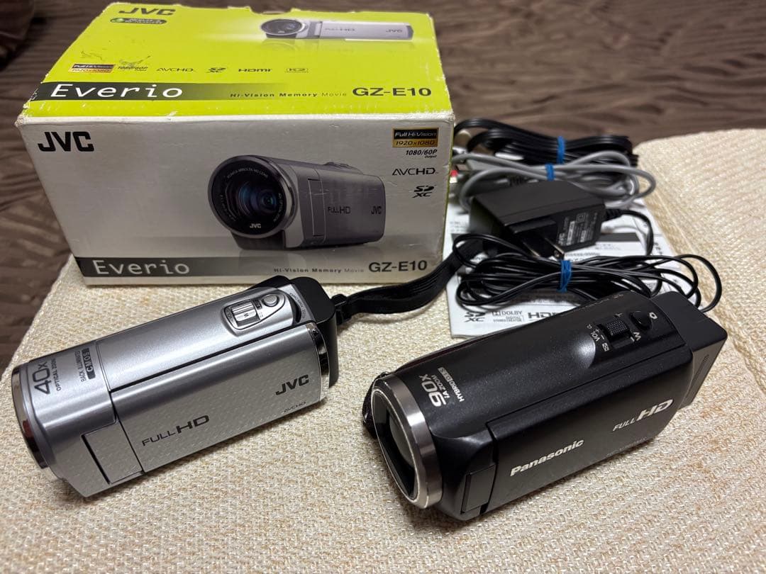 たぬパナソニックHC-V360MS JVC Everio GZ-E10-S