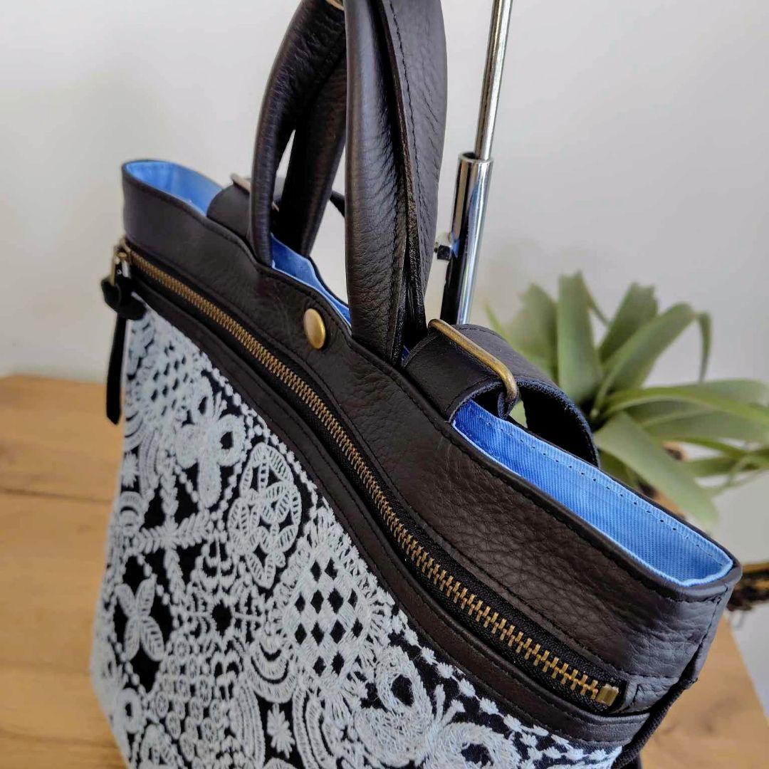 ミナペルホネン/forest tileフォレストタイルグレイ/A４トート2Way