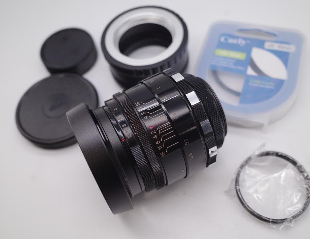 4【希少】Helios44 　美品　初期型ゼブラ　ヘリオス44　ぐるぐるボケ