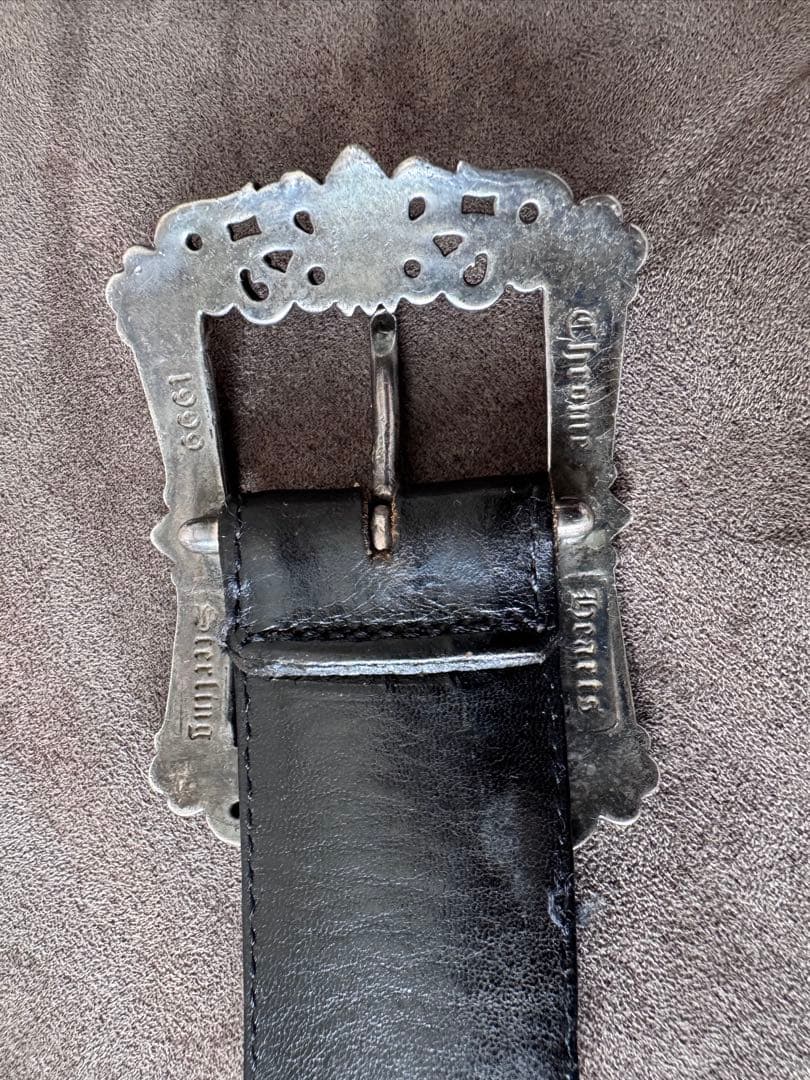 V*様 本物　クロムハーツレザーベルト