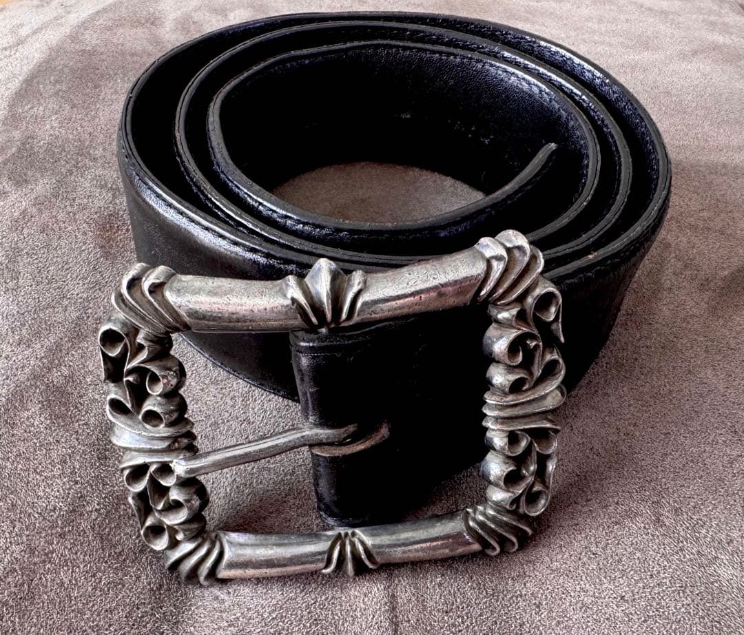 V*様 本物　クロムハーツレザーベルト