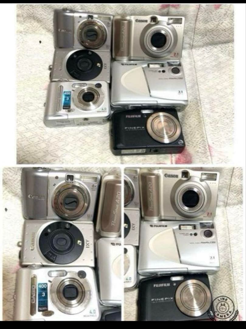 【送料込み】デジカメ　6台セット(Canon・CASIO)★ジャンク