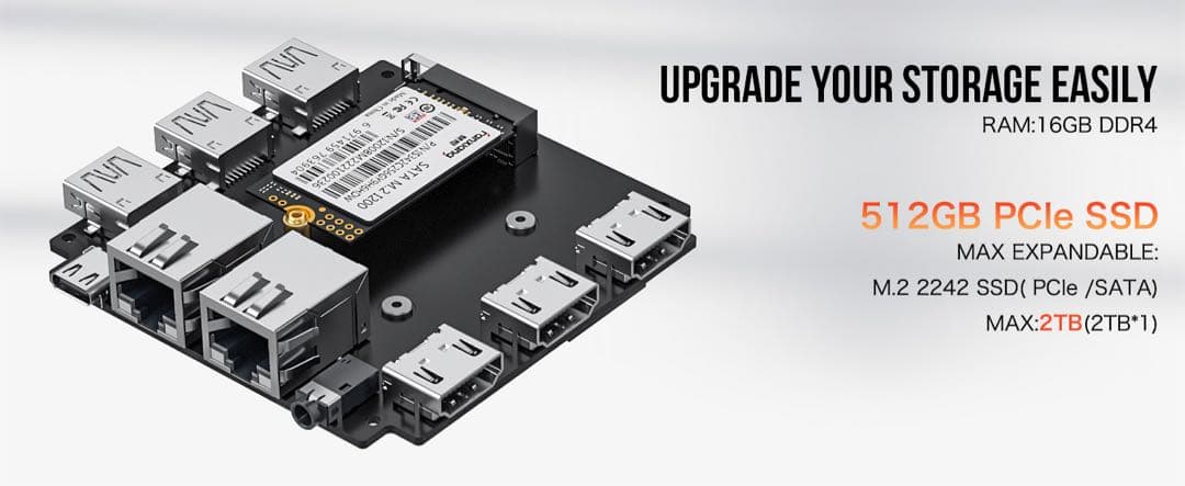 GNKtec NucBox KB7 ミニPC(N5006+16G +512G)