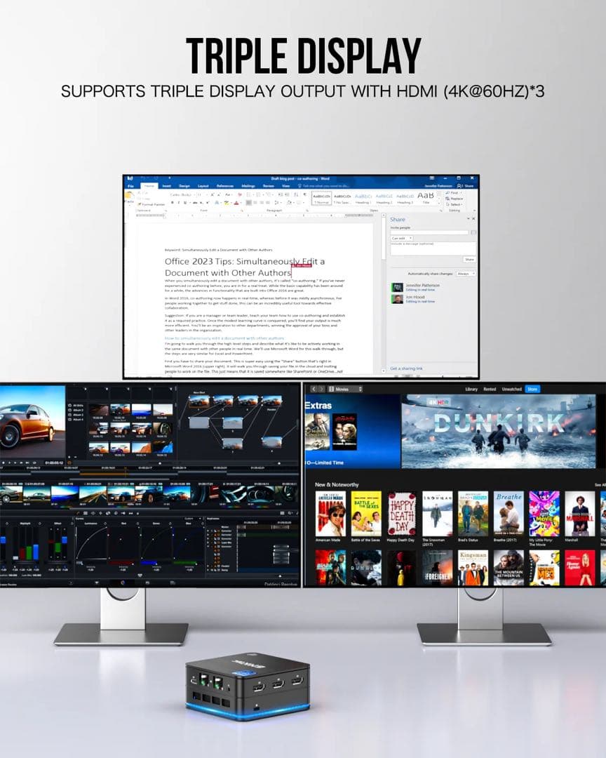 GNKtec NucBox KB7 ミニPC(N5006+16G +512G)