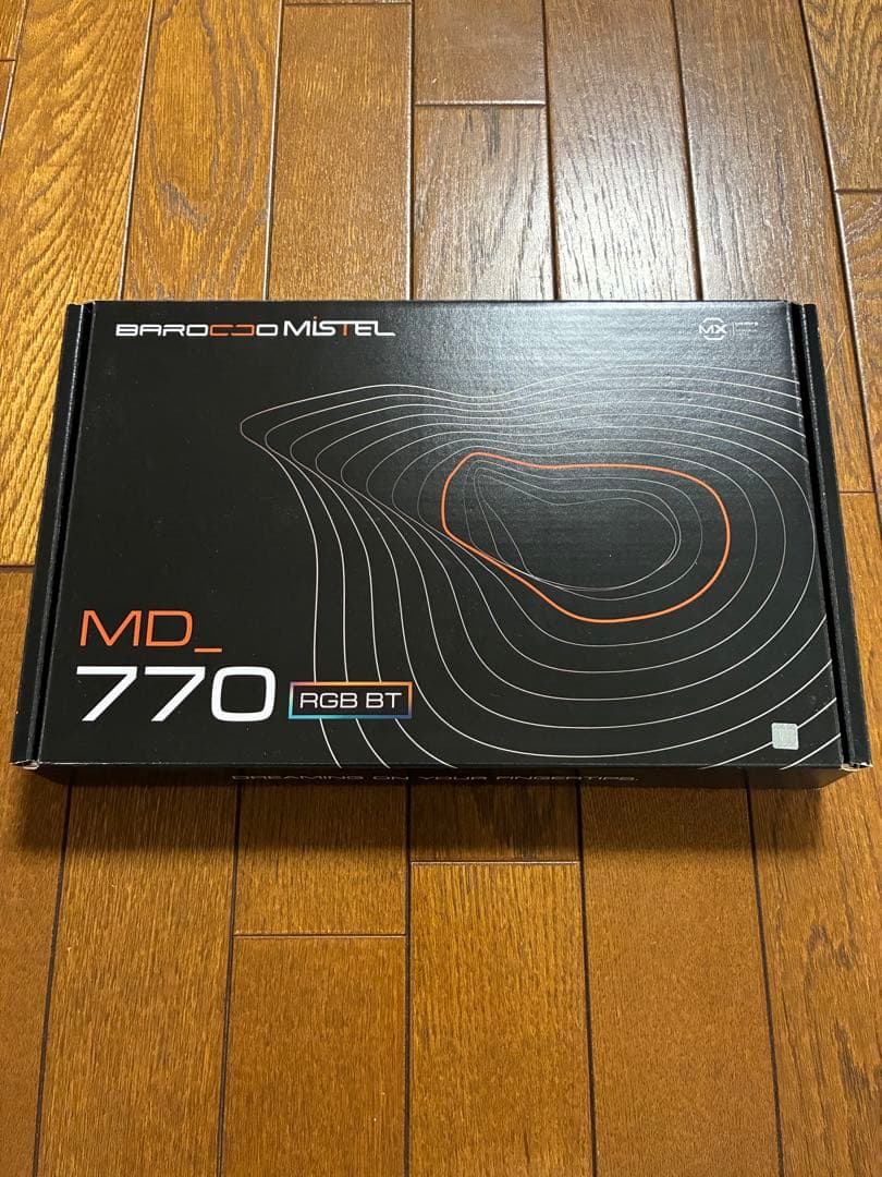 MISTEL MD770 RGB 赤軸 US配列 分割式メカニカルキーボード