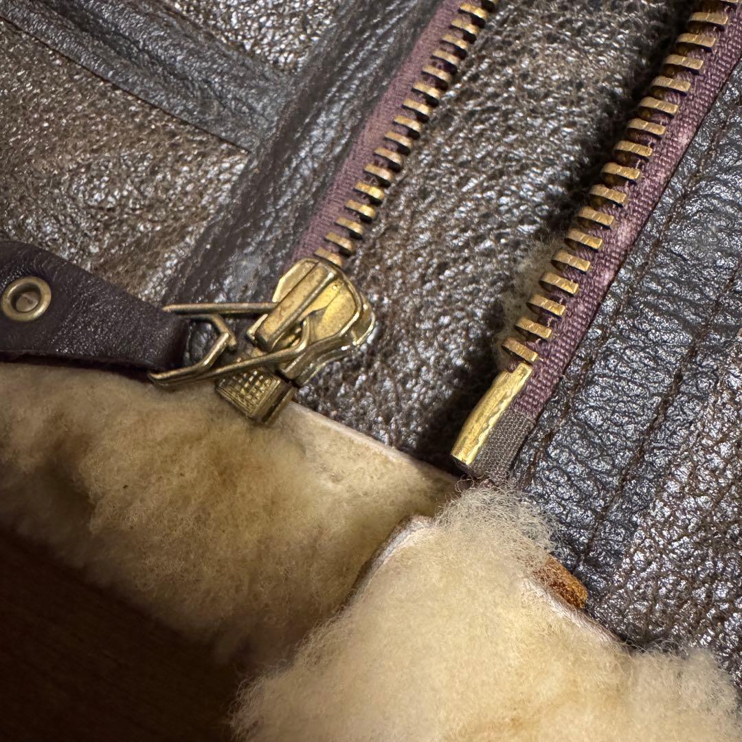 AVIREX B-3 ムートンボマージャケット 36 レザー