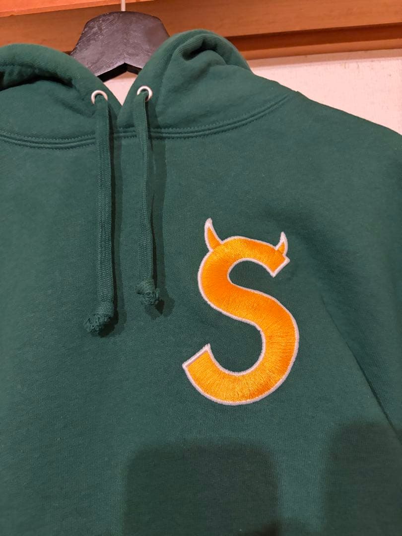 トップス Supreme S logo hooded sweatshirt