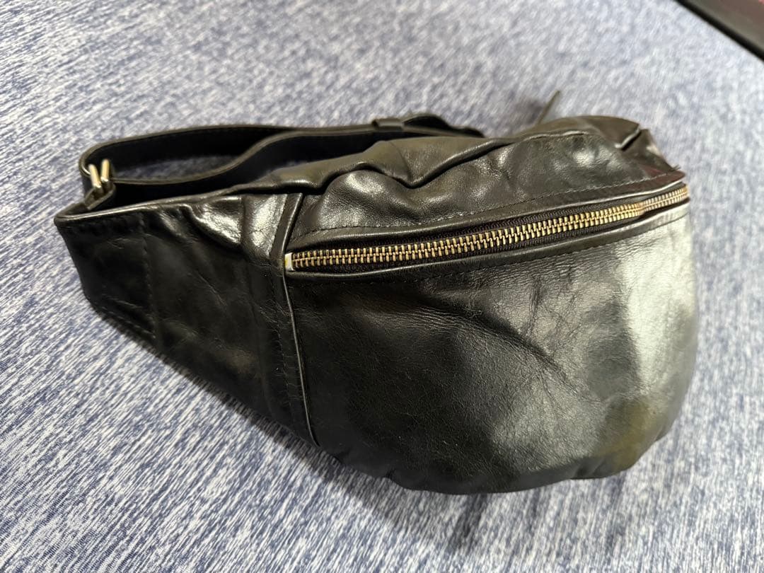 vanson バンソン レザー ボディバッグ 黒