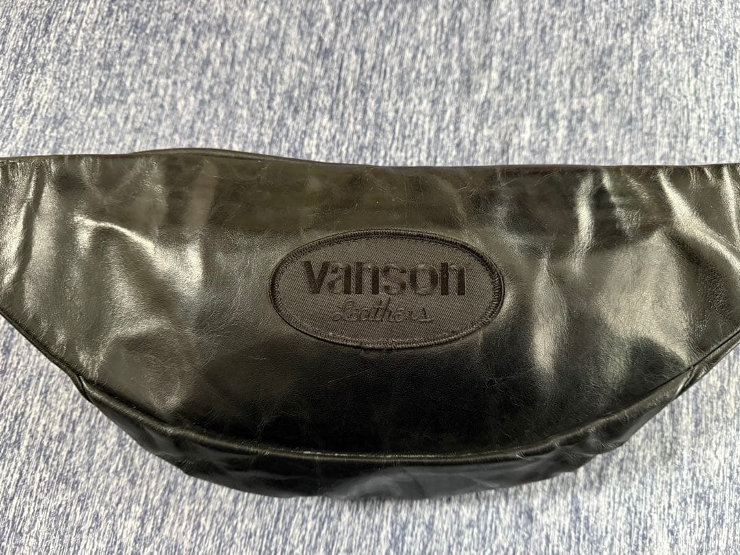 vanson バンソン レザー ボディバッグ 黒