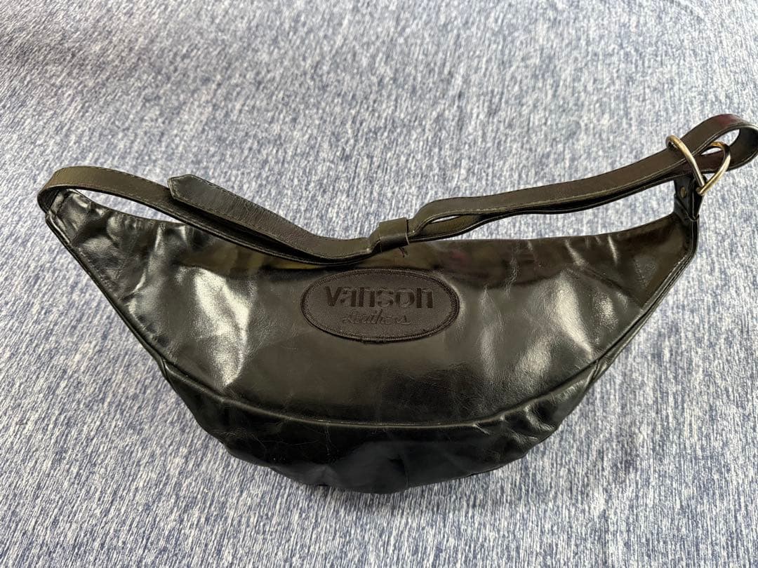 vanson バンソン レザー ボディバッグ 黒