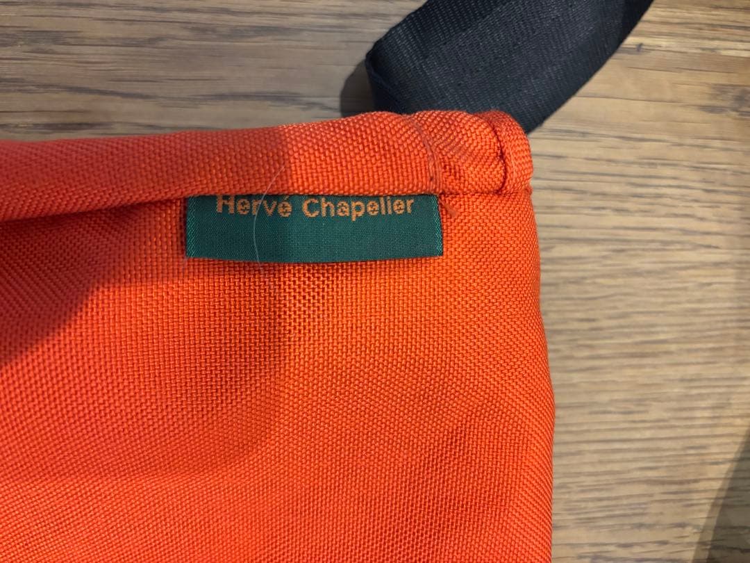 Hervé Chapelier メッセンジャーバッグ オレンジ　エルベ