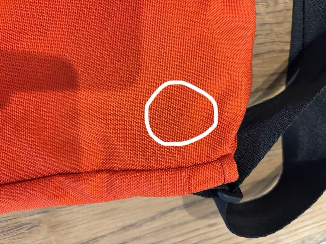 Hervé Chapelier メッセンジャーバッグ オレンジ　エルベ