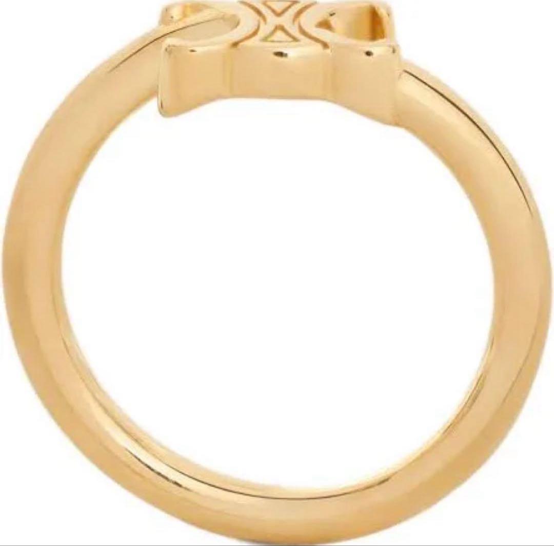 CELINE トリオンフ　アシンメトリック　リング 52