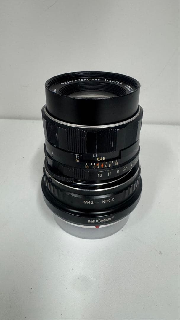 Super-Takumar 55/1.8 M42 Nikon Z変換アダプター付