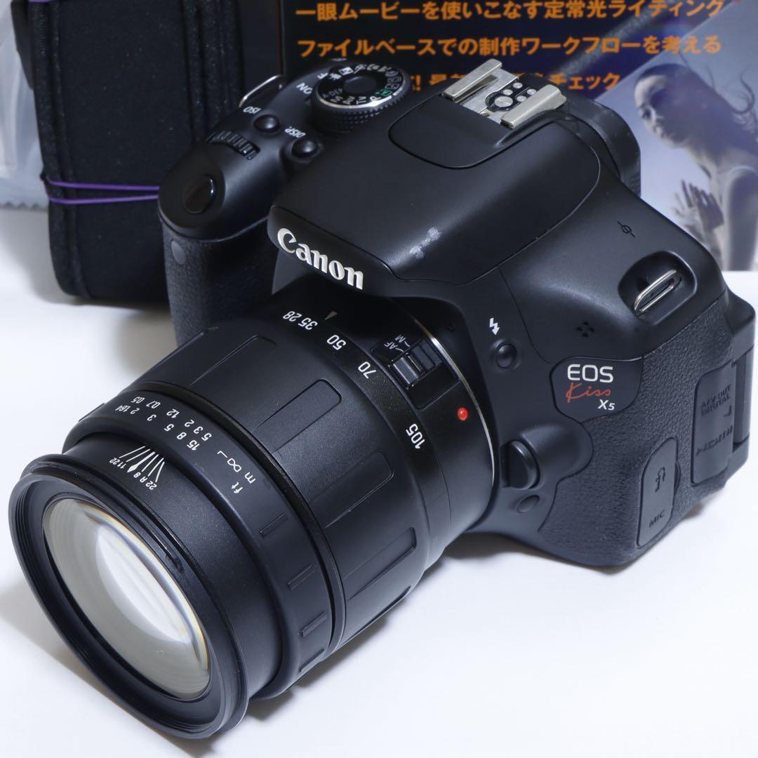 ★自撮り&WiFi&超高機能機★ キャノン EOS Kiss X5セット♫