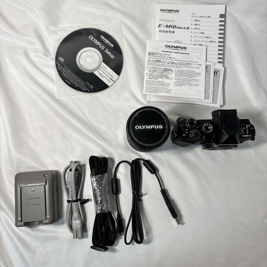 【美品】OLYMPUS オリンパス E-M10 Mark II レンズ付き