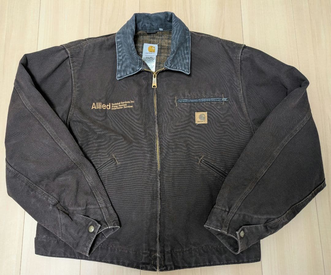 Carhartt デトロイトジャケット　J97 DKB USA製　ダークブラウン