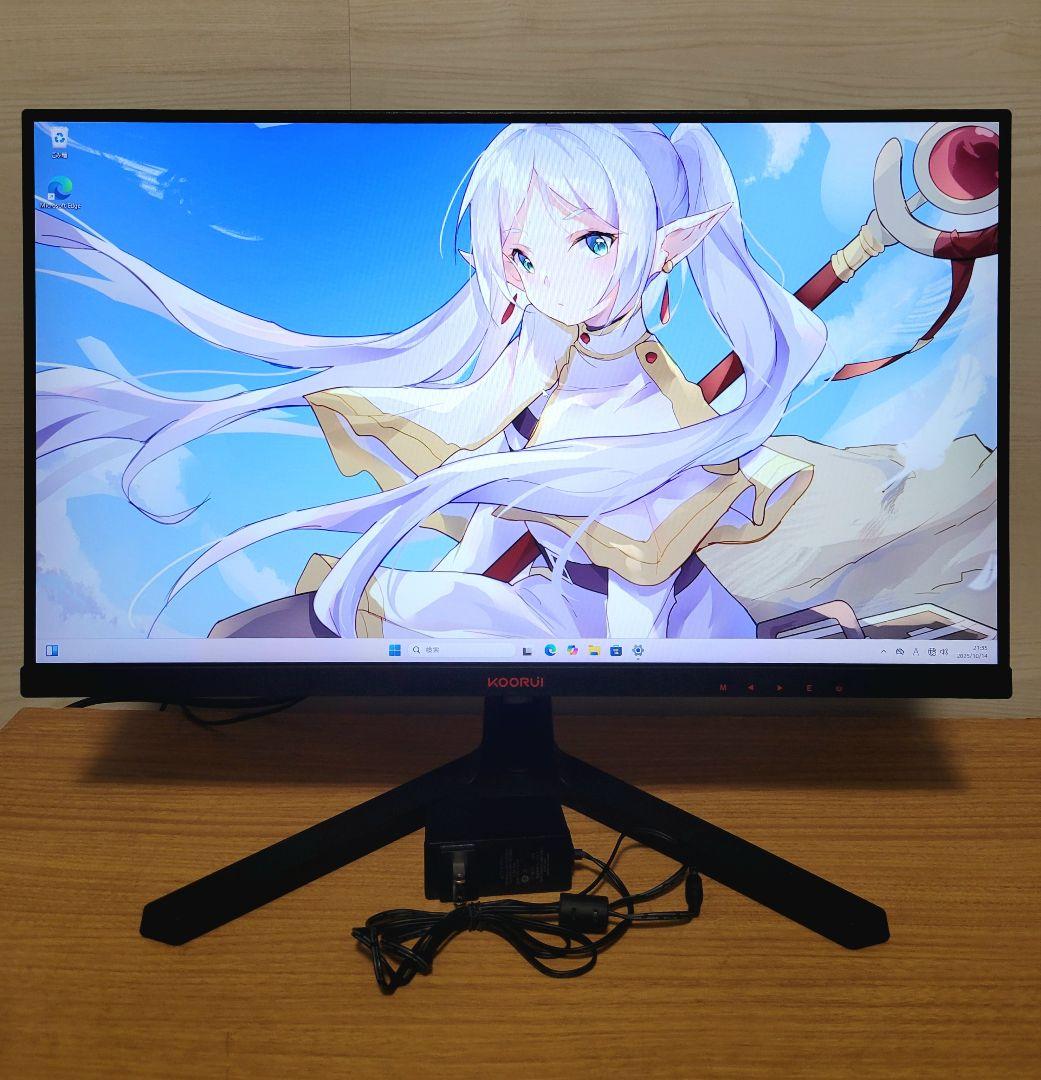 R　KOORUI ゲーミングモニター 24インチ　165Hz